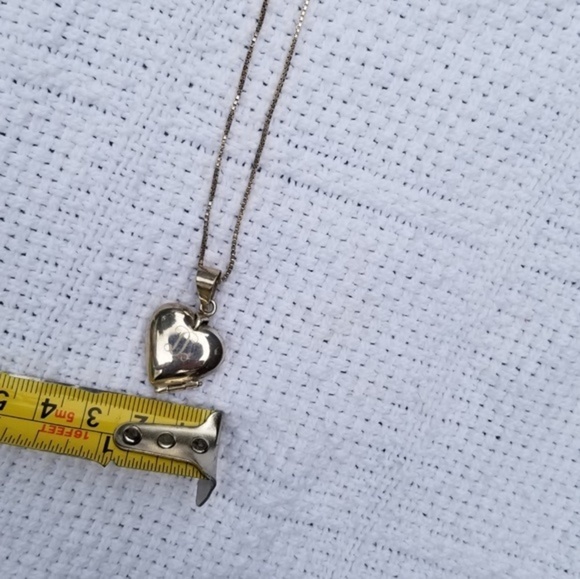 Vintage sterling "D" heart.necklace‎ - Picture 4 of 7